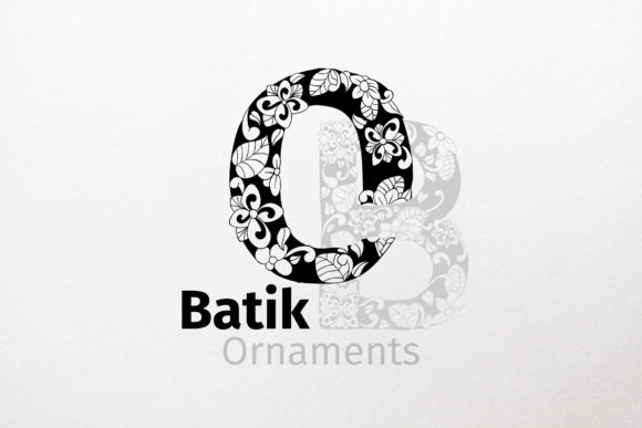Batik Ornaments Alphabet: A Fusion of Tradition and Modern Design