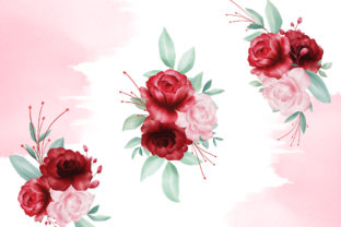 Blush Roses Watercolor Flowers Clipart: A Versatile Design Resource for Creatives