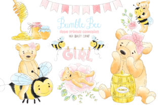 Bumble Bee and Honey Watercolor Clipart: A Practical Creative Asset for Designers and Makers