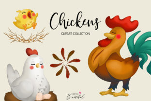 Chickens Clipart Collection: Creative Ideas for Designers & Makers