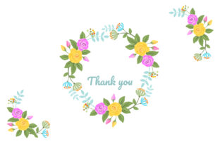 Colorful Flowers Wreath Invitation Card: A Versatile Design Asset for Creative Professionals and Entrepreneurs