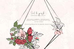 Elevating Visual Identity with Hand-Sketched Rose Clipart in Modern Design