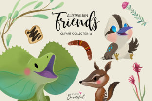Exploring the Australian Friends Clipart Collection 02: A Guide to Native Digital Design Assets