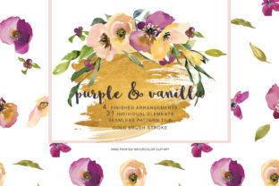 Exploring the Beauty and Utility of the Purple Vanilla Flowers Clipart Set