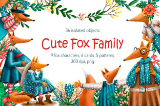 Exploring the Charm of the Cute Fox Family Clip Art Set: A Versatile Resource for Creative Projects