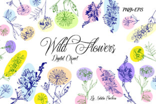 Wild Flowers Clipart with Summer Flowers: A Practical Design Resource